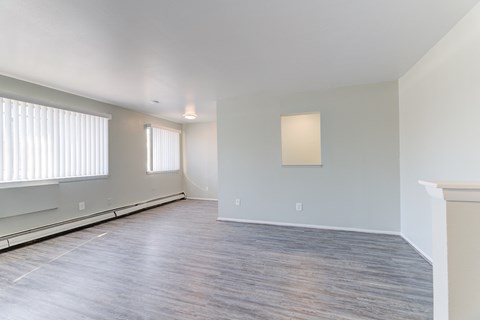 Wood Floor Living Room at Johnson Legacy Apartments, Milwaukee, 53223