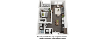 a1 1 bedroom floor plan  the residences at sawmill estates