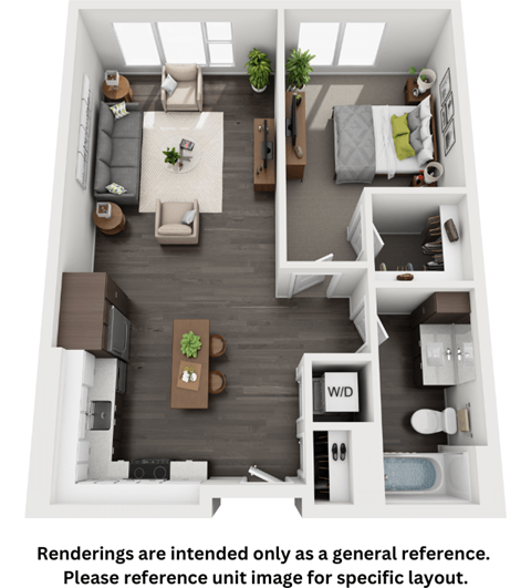 a1 1 bedroom floor plan  the residences at sawmill estates