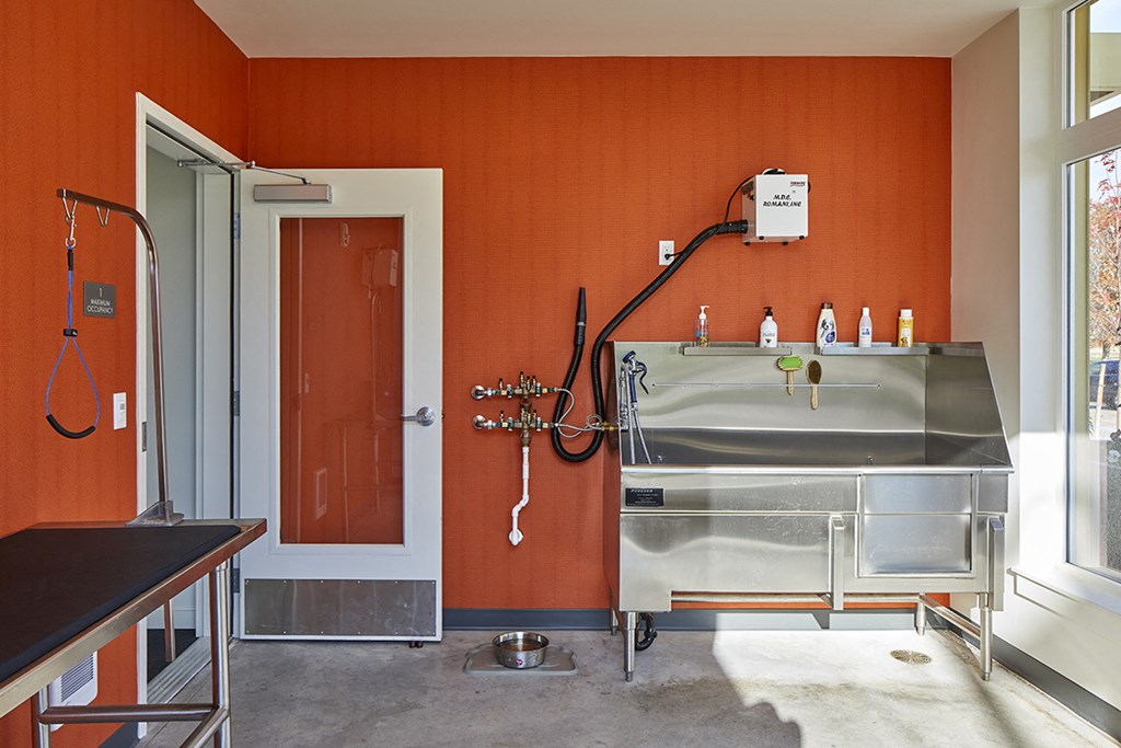 Pet Wash Station at The Arbory Apartments