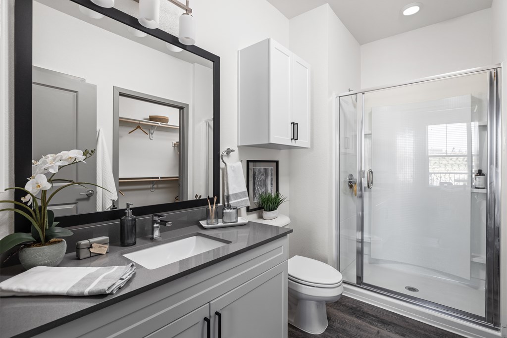 Full Apartment Bathroom at Upland Flats 80922