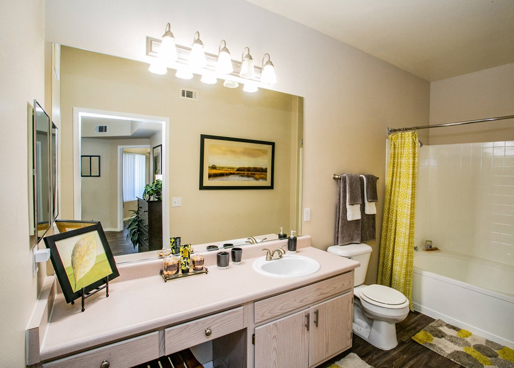 Vintage at the Lakes Model Bathroom Las Vegas Nevada