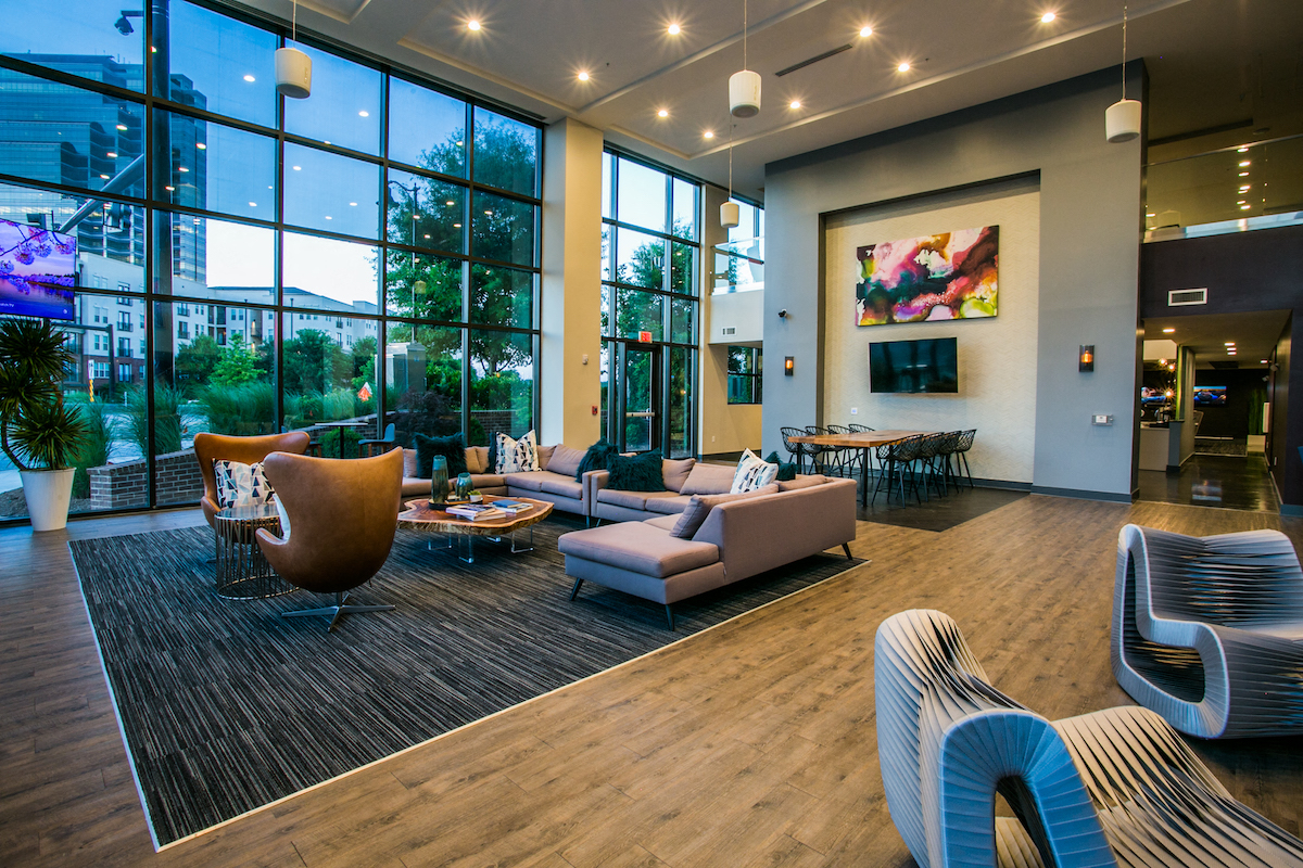 Resident Clubhouse at Buckhead Apartments for Rent Near Suntrust Park
