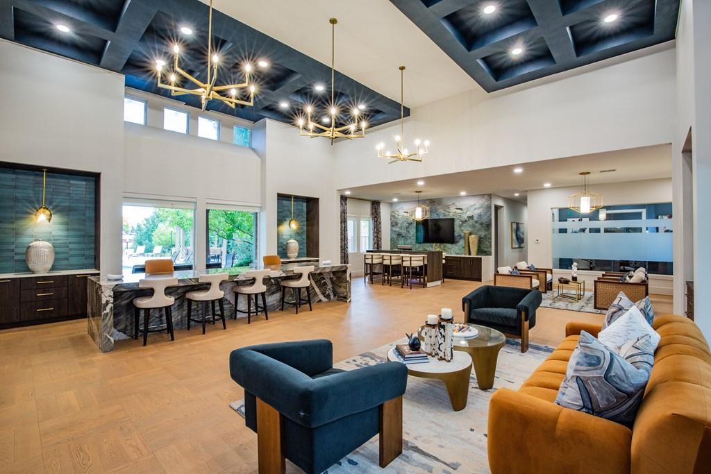 Clubhouse Lounge at Apartments for Rent in Thornton on Washington St