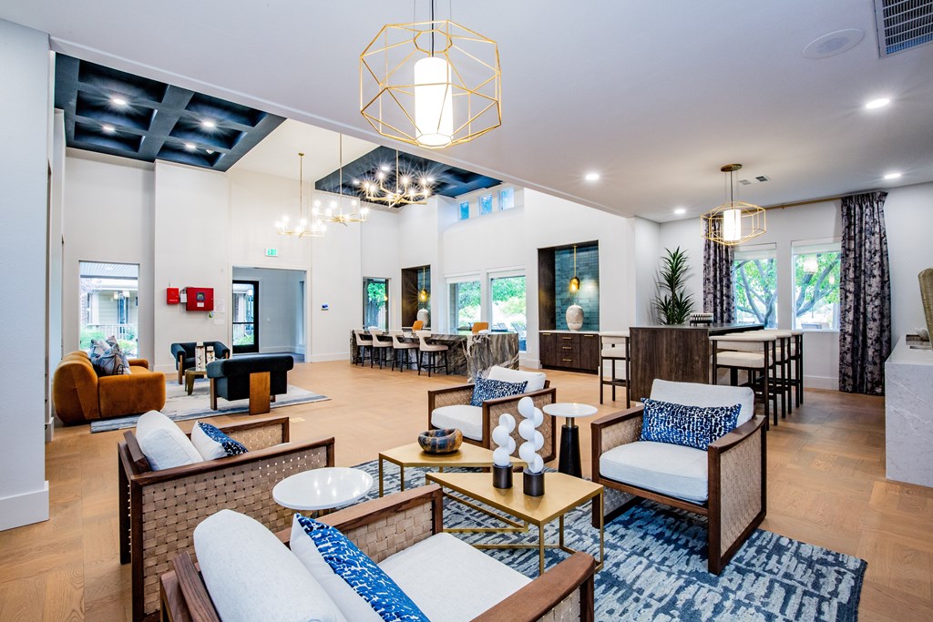 Clubhouse Lounge at Apartments for Rent in Thornton on Washington St