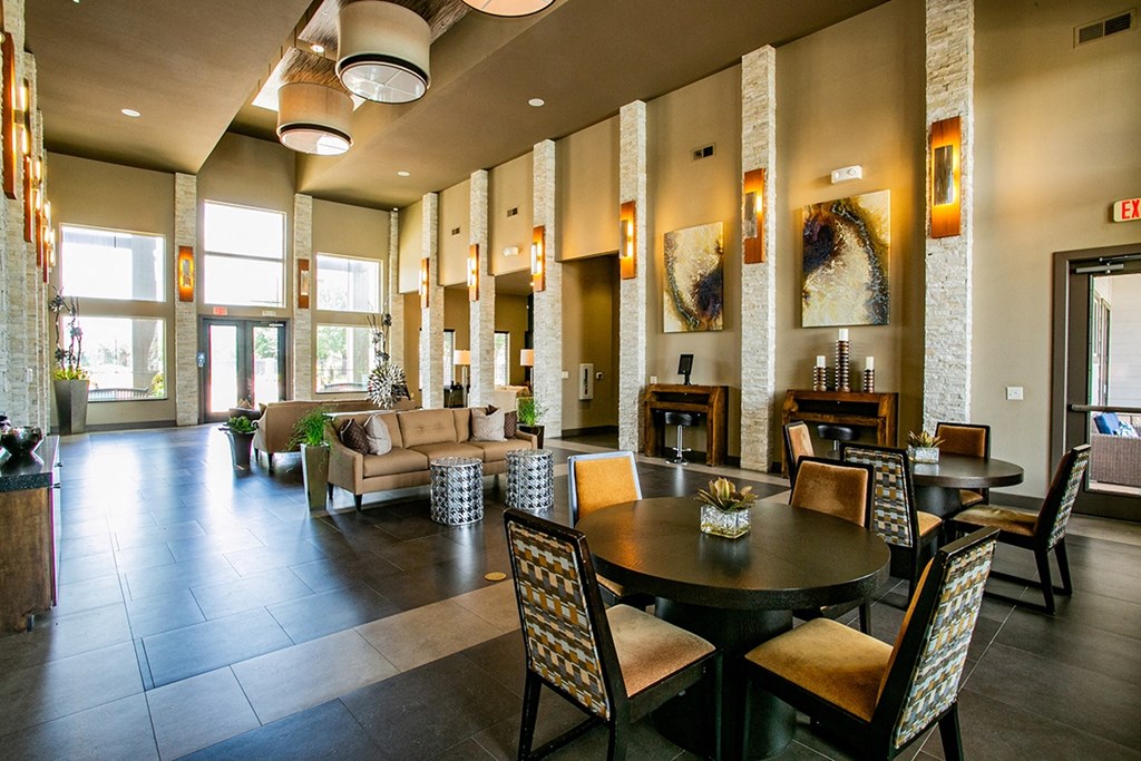 Interior of Clubhouse at Houston Apartment Rentals 77077