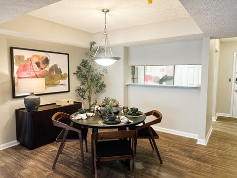Dining Area at Smyrna Rentals
