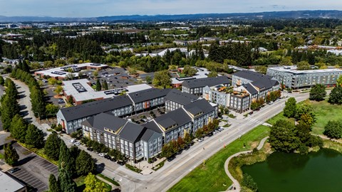 Aerial View of The Arbory Apartments in Hillsboro