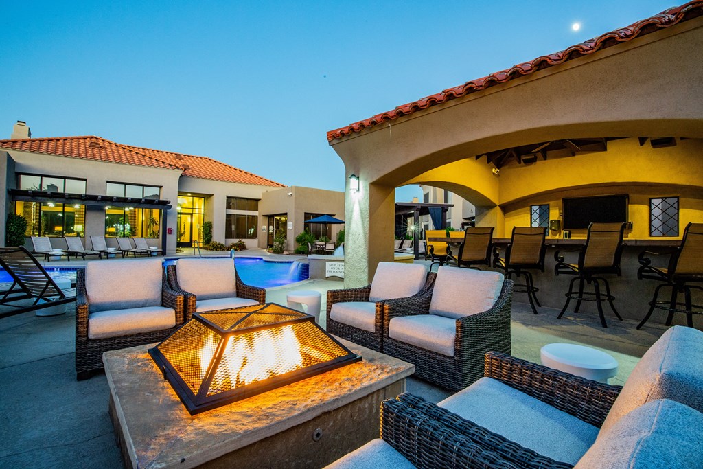 Outdoor Kitchen and Bar at Short Term Rentals Tucson
