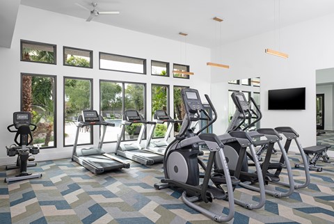 Large Gym with Exercise Equipment at Arrowhead Summit Apartments