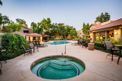 Year Round Spa/ Hot Tub at Chandler Blvd Apartments