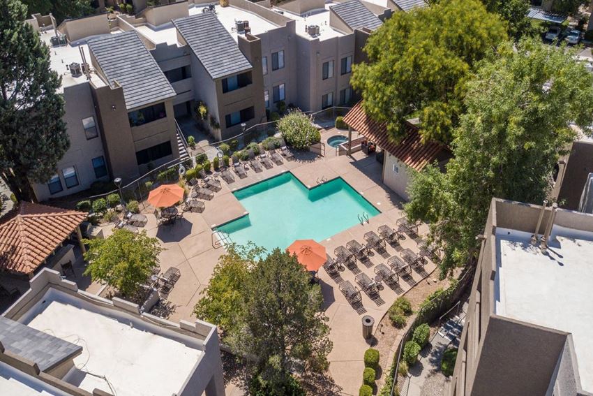 Birds Eye View of Short Term Apartment Rentals in NE Heights Albuquerque