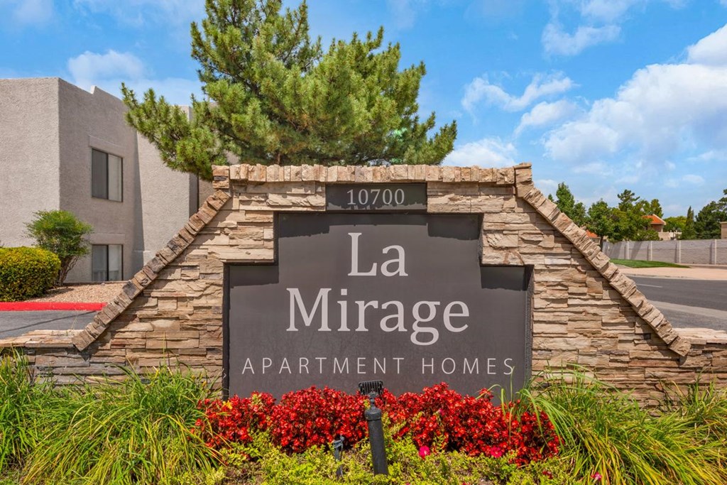 Entry Sign at Apartment Rentals NE Heights Albuquerque