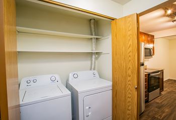 Apartment Model Home with Washer and Dryer In Home