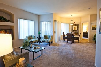 Large windows and Living Room at Vintage apartments - Photo Gallery 14