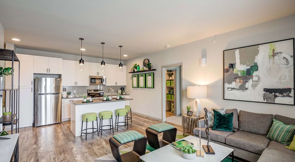 Spacious Living Room at Colorado Springs Apts