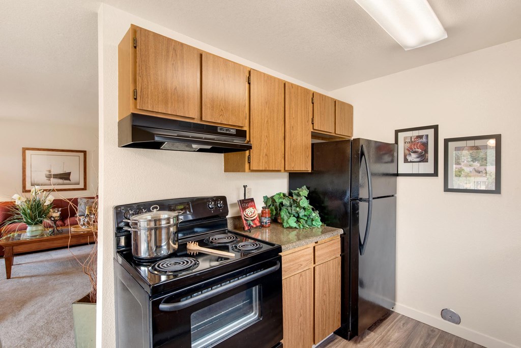 Full Kitchen with Upgraded Appliances at Apartments in Bremerton WA Near Naval Base