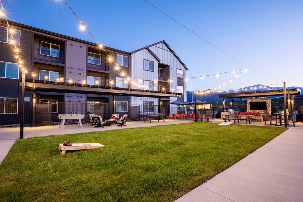 Outdoor Patio with Games in Colorado Springs