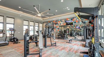 Large Gym for Residents at View on Centennial Apartments