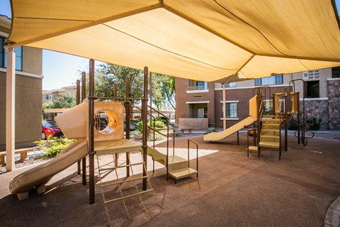 Children's Playground at Las Vegas Apartments Near the Strip