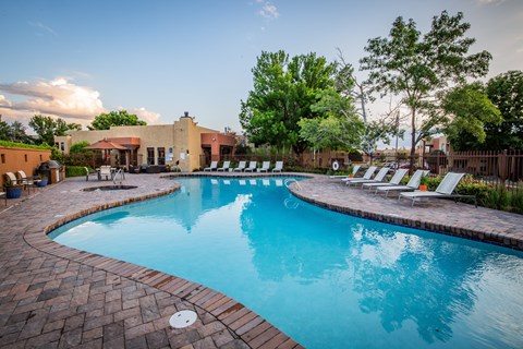 Santa Fe Apartments on Airport Road with saltwater swimming pool