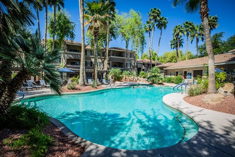 Sage Stone Resort-Style Swimming Pool in Glendale, AZ Apartment