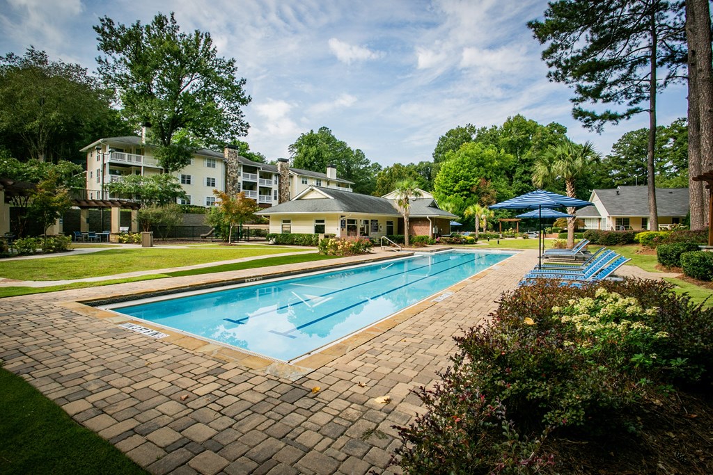 Lap Pool at Apartments Near Dobbins AFB