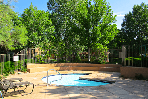 Talavera apartments showcase an unique swimming pool