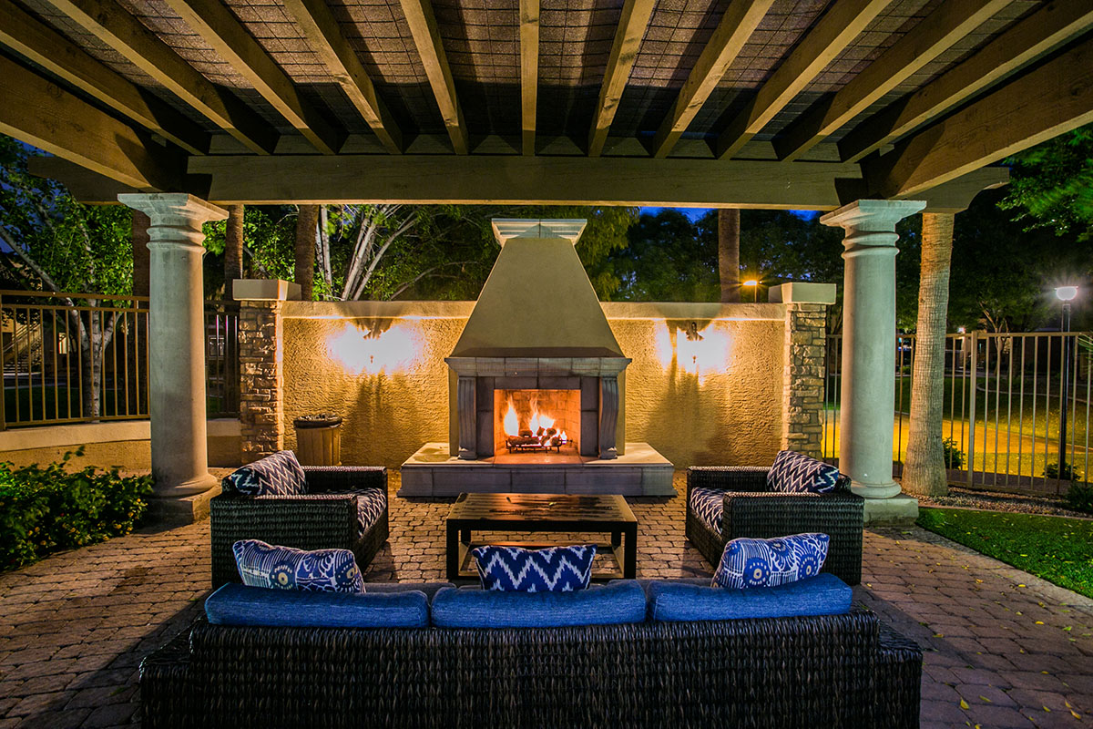 Apartments on  Van Buren with Fireplace and Pool Lounge