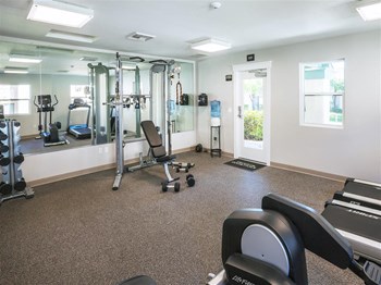 High-Tech Fitness Center at Knollwood Meadows Apartments, California, 93455 - Photo Gallery 13