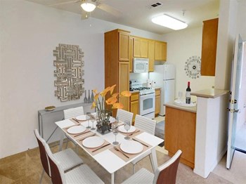 Dining Space Off Kitchen at Knollwood Meadows Apartments, Santa Maria, CA - Photo Gallery 6