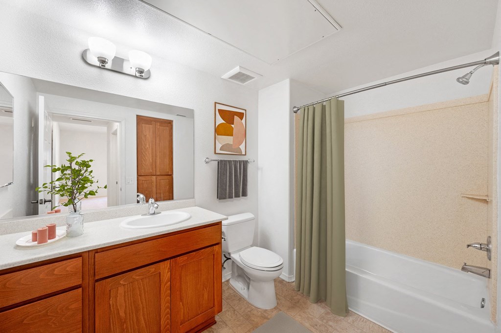 the preserve at ballantyne commons apartment bathroom