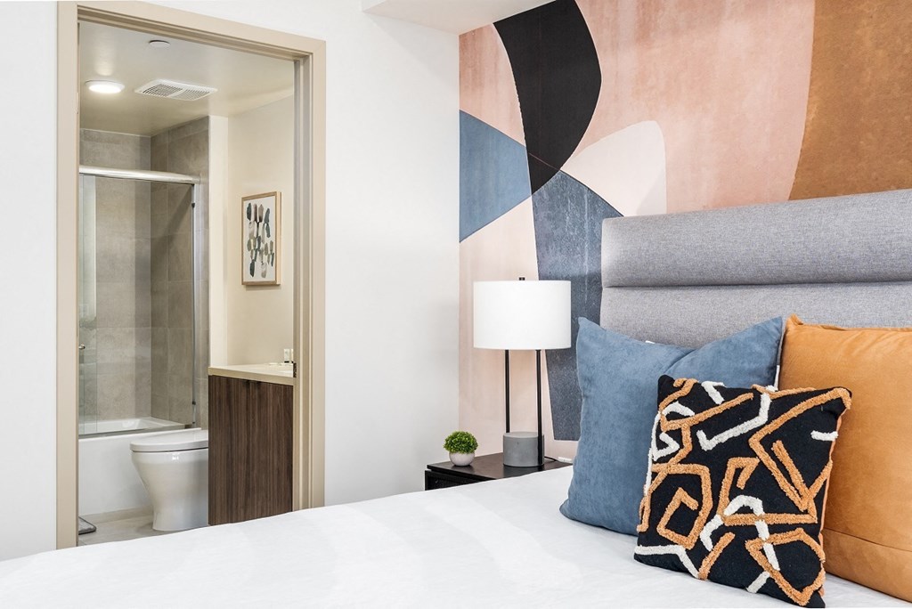 Spacious Bedroom at Lido Apartments - 1532 Brockton Ave, California