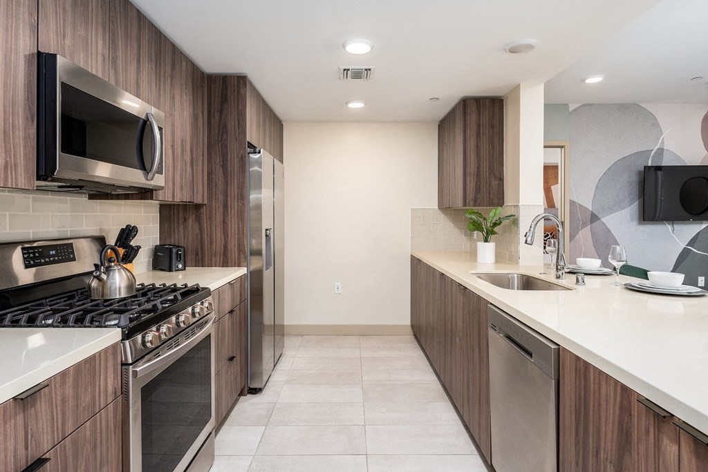 Fully Equipped Kitchen at Lido Apartments - 1532 Brockton Ave, California, 90025