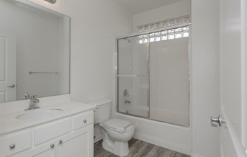 Hardwood floor bathroom at 7393 West Manchester Avenue, Los Angeles, CA - Photo Gallery 10