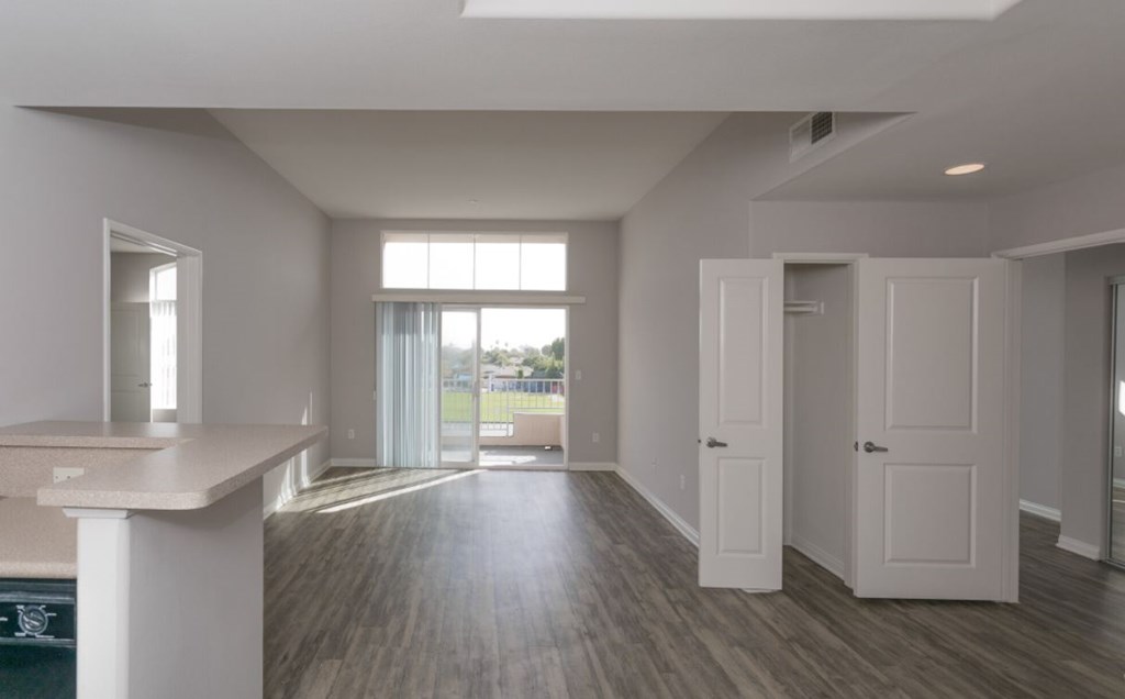 Spacious Living Room With Private Balcony at 7393 West Manchester Avenue, Los Angeles, CA, 90045