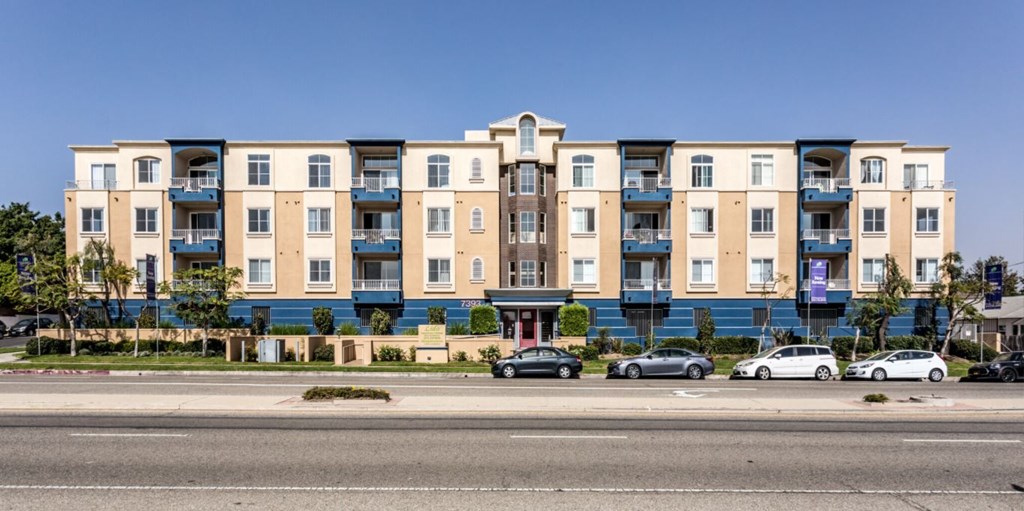 Off Street Parking Facility at 7393 West Manchester Avenue, Los Angeles, California