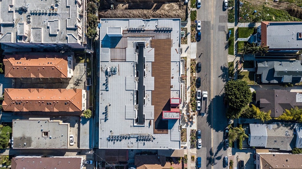 Aerial View  at Lido Apartments - 4847 Oakwood, Los Angeles, CA, 90004