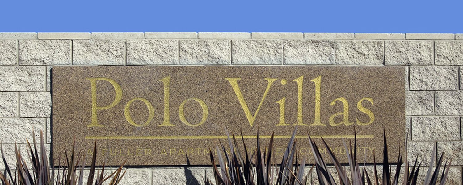 Polo Villas Entry Sign Apartments Bakersfield  at Polo Villas, Bakersfield, CA, 93312