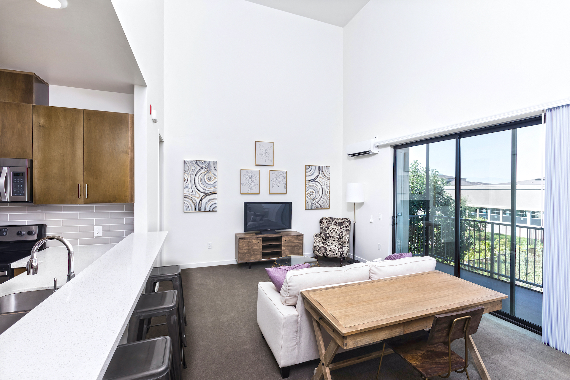 Loft Living Room  at Park Square at Seven Oaks, Bakersfield, 93311
