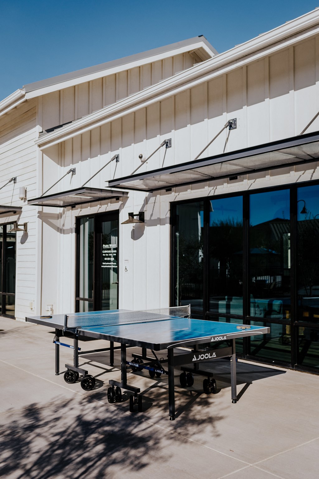 Exterior Ping Pong Table Exterior Ping Pong Table  at Park West at Stockdale River Ranch, Bakersfield