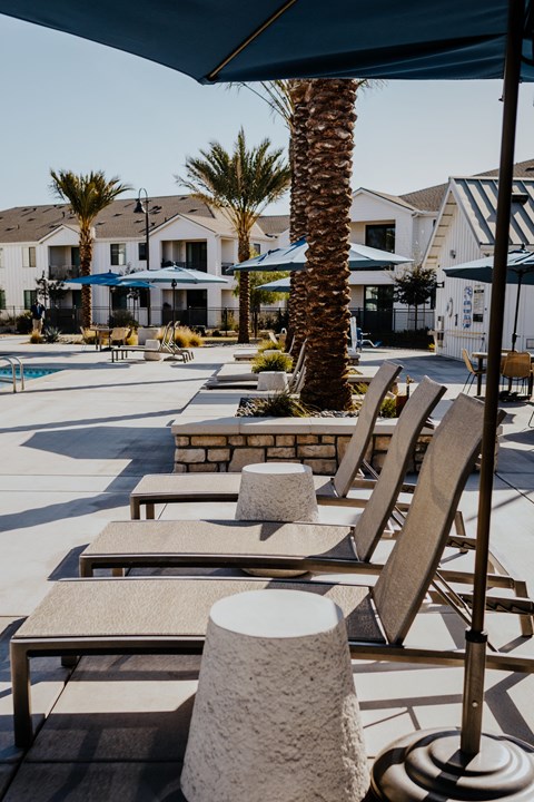 Pool Lounge Area  at Park West at Stockdale River Ranch, Bakersfield