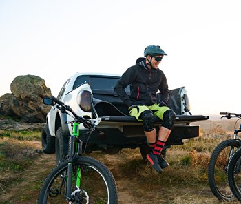 Man on truck with dirtbike - Photo Gallery 5