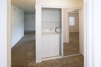 L6 Type 1 Two Bedroom Laundry Closet in Hallway - Photo Gallery 25