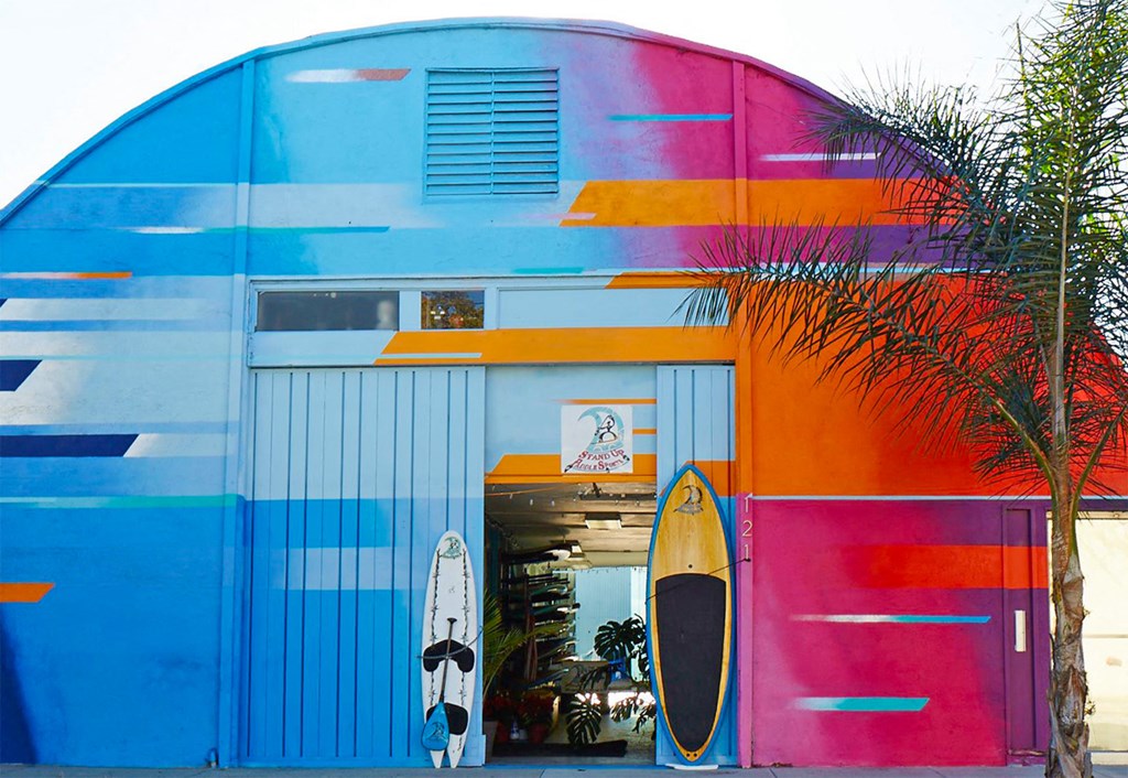 Santa Barbara Funk Zone Surf Shop at Plaza Riviera, California, 93103