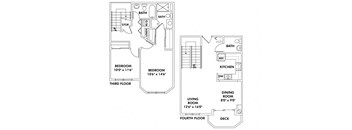 B2 - 2 Bedroom Townhome