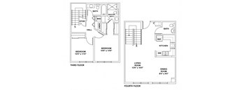 C1 - 2 Bedroom Townhome