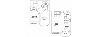 D2 - 2 bedroom Townhome