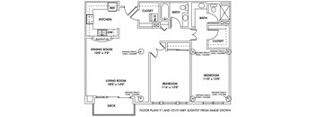 V - 2 Bedroom Apartment