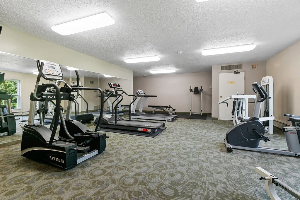 our apartments have a gym with plenty of equipment